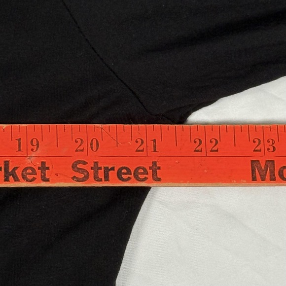 JTB Woman Shirt Womens 2X Black Rayon V Neck 3/4 Sleeve Tunic Top Minimalist NWT - Picture 5 of 8